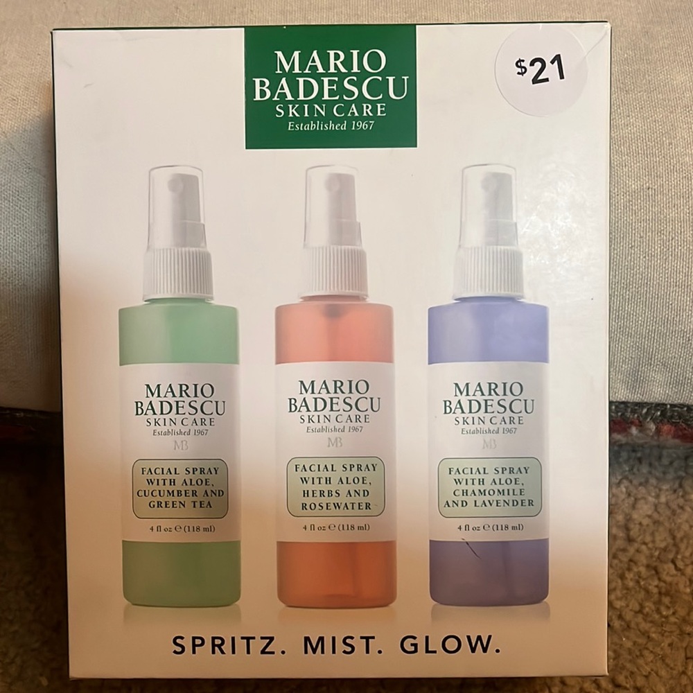 Mario Badescu Facial spray.